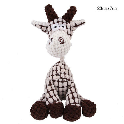 Fun Pets Toy Donkey Shape Corduroy Chew Toy