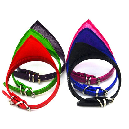 Adjustable cat and dog bandana collar